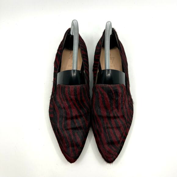 27 Edit Naturalizer Red Tiger Calfhair Loafers Women's 7 US - Picture 5 of 9